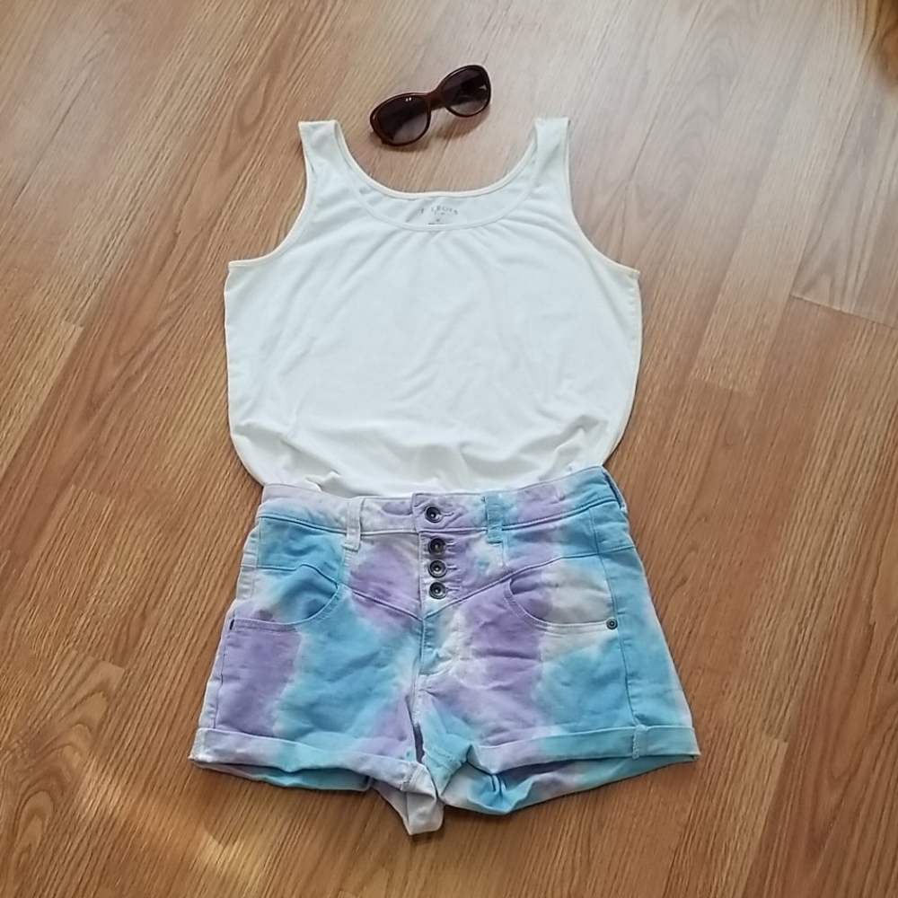 BlackHeart Tie-die Denim shorts